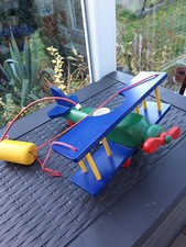 Schöne Kinderzimmer Flugzeug Lampe Bunt Blau Rot Gelb