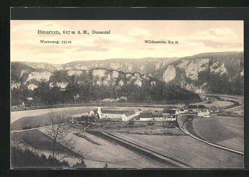 Ansichtskarte beuron donautal - beuron,,