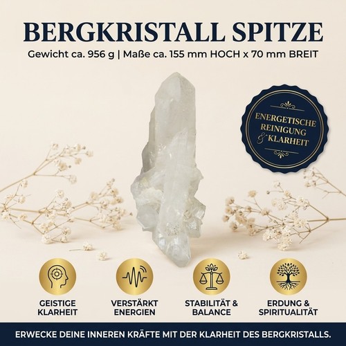 Große bergkristall stufe - stufe, mit