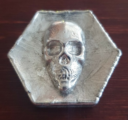 Unze 999 indium totenkopf - 1,