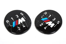 BMW Original M Emblem 5 Gang Plakette Schaltknauf selbstklebend E24 E28 2 Stück