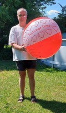 NEU XL aufblasbarer Wasserball