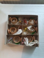 Serviettenringe DDR Blumen 12 Stück