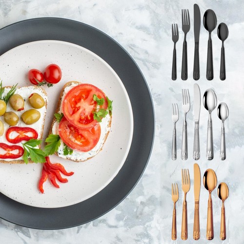 Edelstahl besteck set - set, 20