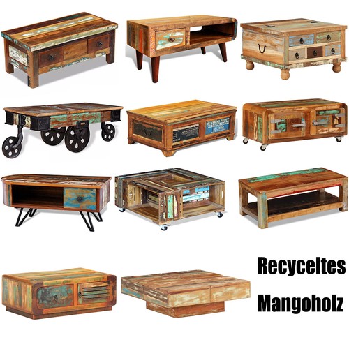 Couchtisch altholz sofatisch - couchtisch,