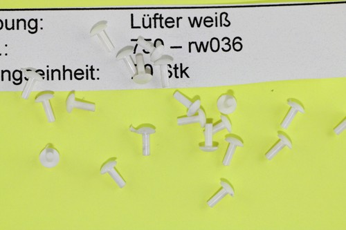 Bastler lüfter weiss aus - weiss,