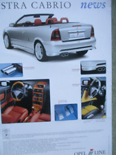 irmscher Opel Astra Cabrio G Prospektblatt März 2001