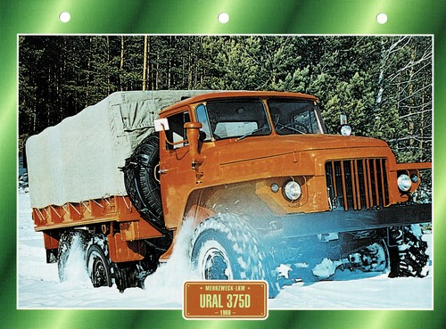 Ural 375d 1966 - 375d, infokarte