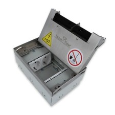 Edelstahl bodentank randlos - edelstahl,