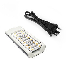 8-Steckplätze AA/AAA Akku-Ladegerät NiMH/NiCd mit Repair-Modus,