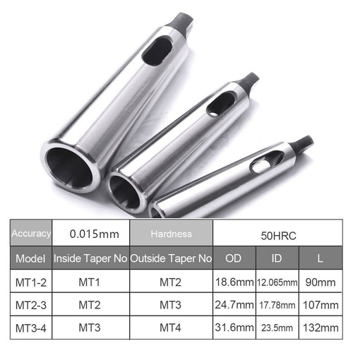 Set adapter morsekegel 3 - set, 3-4