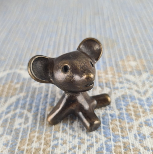 Vintage bronze skulptur - bronze,