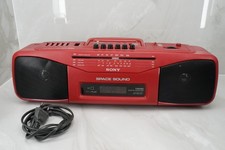 Sony Cfs 205S Radio Kassette Recorder Equalizer Er Ghettoblaster Boombox Rot