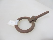 Viktorianischer Türdrücker aus Eisen alter Torriegel Schlaufe Antik Vintage