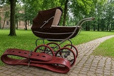 4 Designer Lederriemen braun