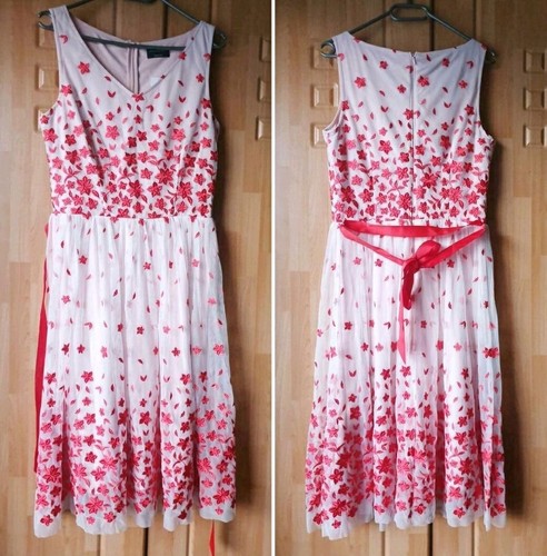 Festliches kleid party blumen - festliches,