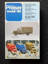 Preiser 1304 Gerätekraftwagen GKW, Zivilschutz ZS, Bausatz, OVP