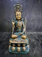 Alter bronze kwan yin - bronze,