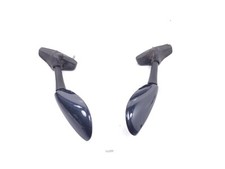 Universal Motorrad Spiegel Carbon Optik Seitenspiegel Rückspiegel Spiegelglas