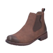 Rieker Chelsea Boots - Sherry / Braun Kunstleder