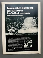 Federung allein genügt nicht Citroen DS Oldtimer 1969 Vintage Ad Werbung Reklame