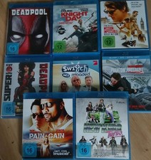8 x Blueray, New Kids Turbo, Deadpool1+2, Mission Impossible, Switch, Humor