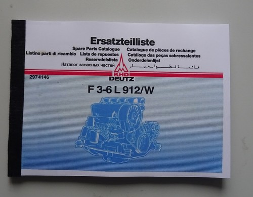 Ersatzteilliste deutz motor - ersatzteilliste, f