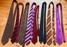 8x Krawatten Krawatte Schlips