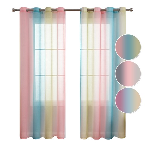 Gradient gardinen transparent - gradient,