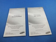 Original Samsung C3050 Benutzerhandbuch Bedienungsanleitung Anleitung Handbuch 