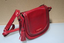 The Bridge Umhängetasche / Handtasche Rot/ Wie Neu! ca 27x24cm