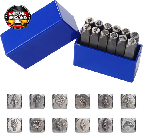 Metallstempel set stück - set,