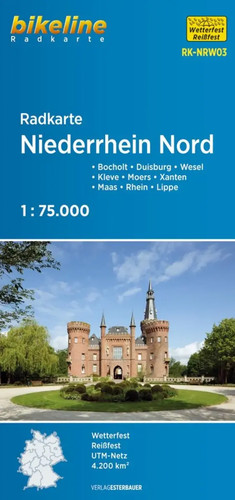 Radkarte niederrhein nord - niederrhein,