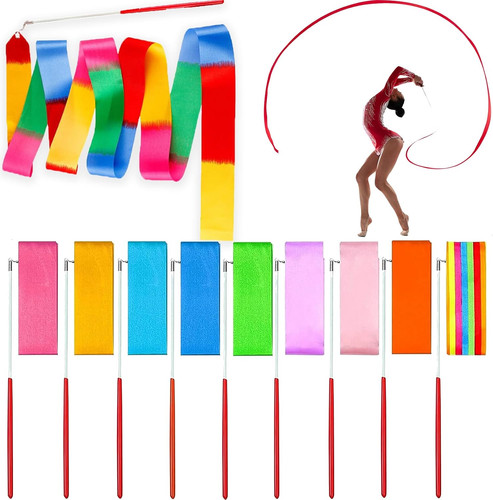 Gymnastikband mit stab - gymnastikband,
