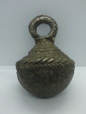 17952/ Alte Tierglocke Tierschelle Ziegenglocke ? Messing/Bronze patiniert