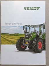 FENDT 300 Vario 313 312 311 310 Traktoren Prospekt Bulldog Schlepper