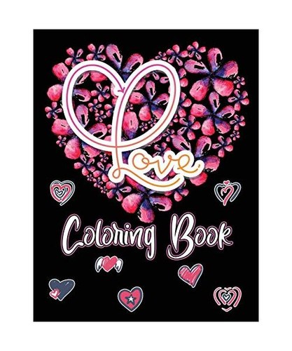 Love coloring book - coloring, adult