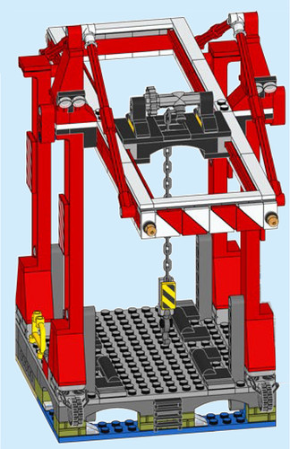 Lego containerkran kran - lego,