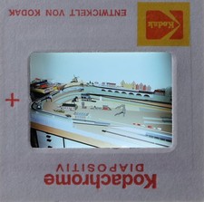 3x Kleinbilddias - Deutschland Modelleisenbahn 1/87 Eisenbahnanlage Bau 1975