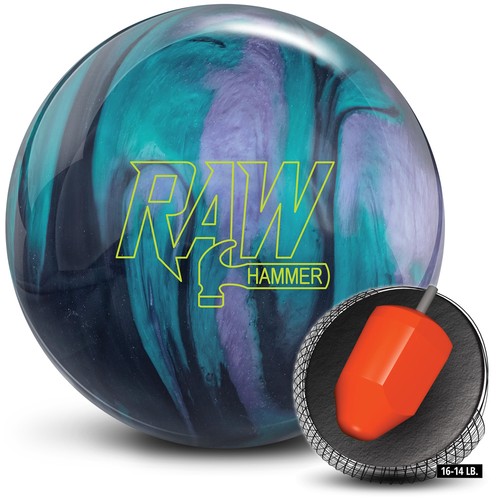 Bowling ball hammer raw - raw, black