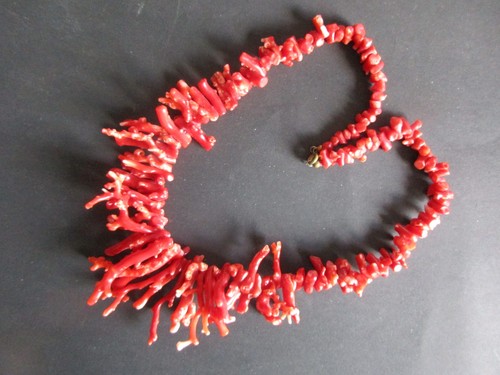 Vintage korallenkette - vintage,