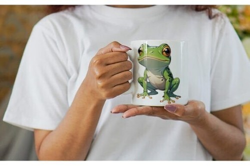 Kaffeetasse cartoon frosch - cartoon,