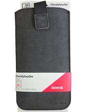 2GO Universal Handyhülle, Handytasche, Klettverschluss, schwarz 80x158mm, 794495