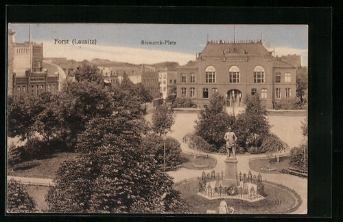 Forst lausitz ansichtskarte - forst,