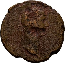 Rom Hadrian Sesterz Bronze 32 mm/ 21,8 g   Original Münze #TXO442