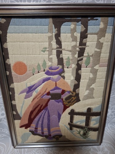 Gobelinstickerei wandbild - gobelinstickerei,