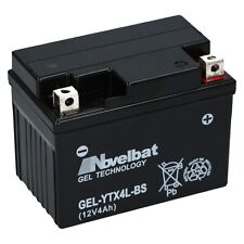 Novelbat GEL YTX4L-BS Motorrad 12V 4Ah GEL Batterie CTX4LBS GM4-3B CB4L-B 234390