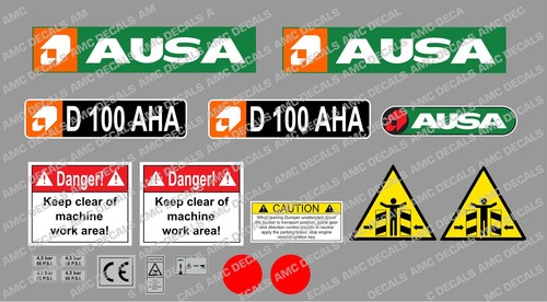 Ausa d100 aha dumper aufkleber - d100,