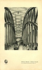 Brücke in Köln Kunstdruck 1930 von Walther Klemm