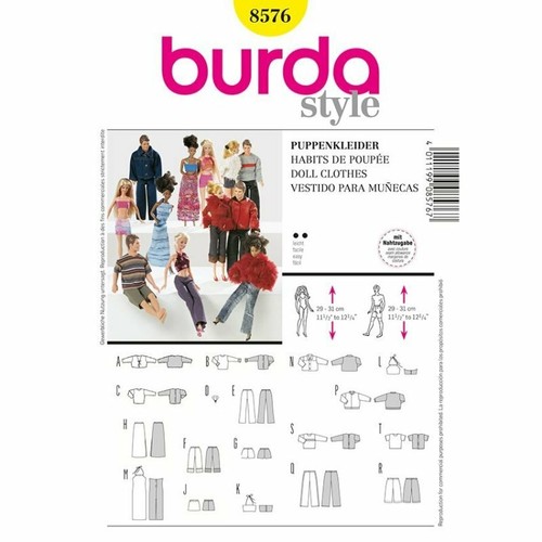 Burda schnittmuster 8576 - burda,